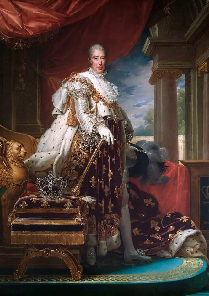 Charles X (1757–1836), roi de France - François Gérard image 2 tableau peint à l’huile sur toile