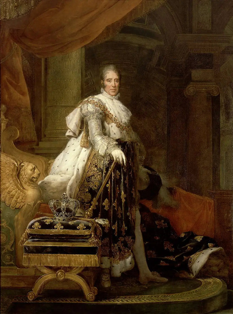 Karol X w szatach koronacyjnych - François Gérard