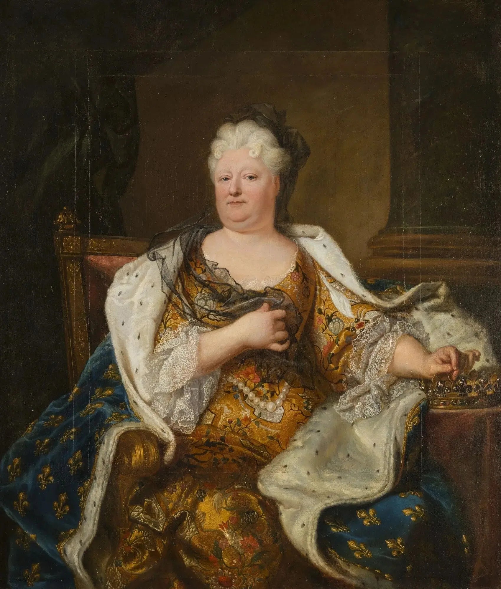 Charlotte-Élisabeth de Bavière - Hyacinthe Rigaud image 1 reproduction de peinture à l’huile