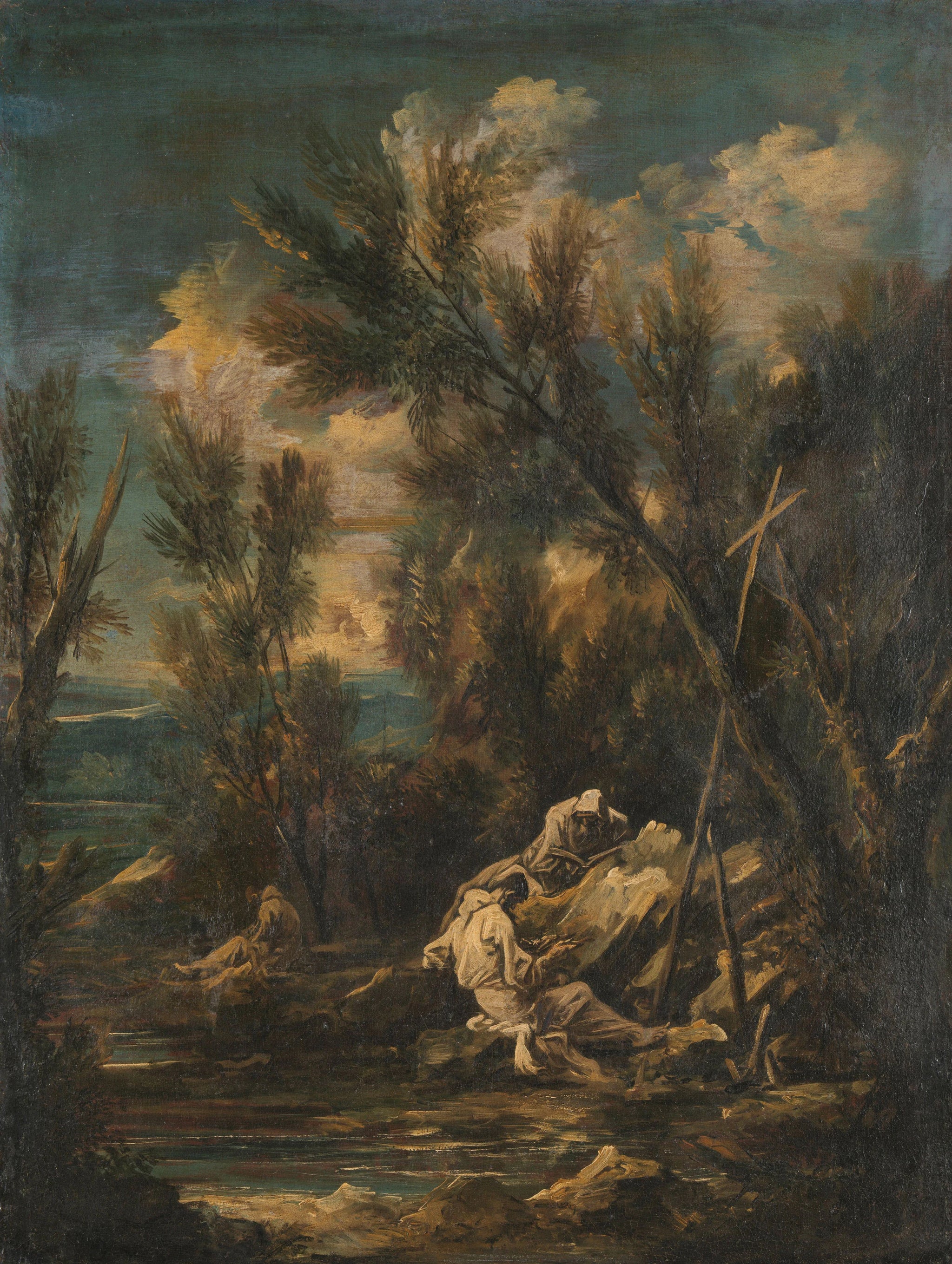Chartreux dans un paysage - Alessandro Magnasco