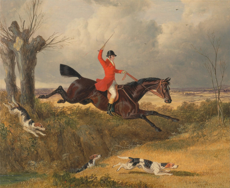 Polowanie na lisa: czyszczenie rowu - John Frederick Herring, Sr.