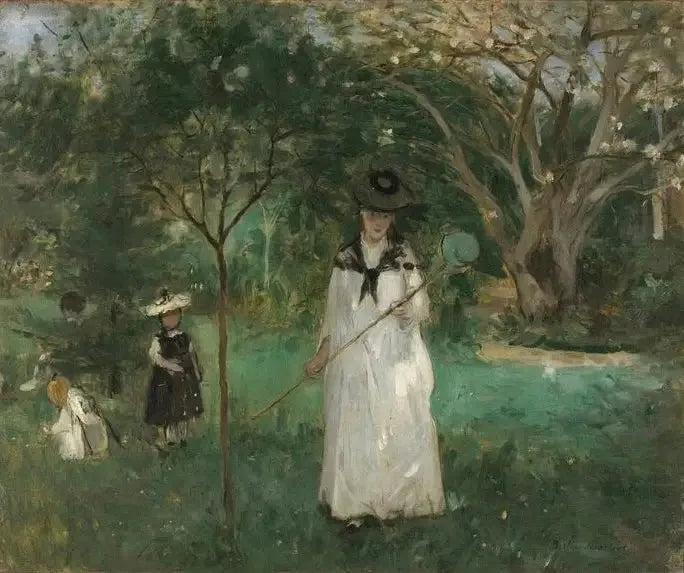 Polowanie na motyle - Berthe Morisot