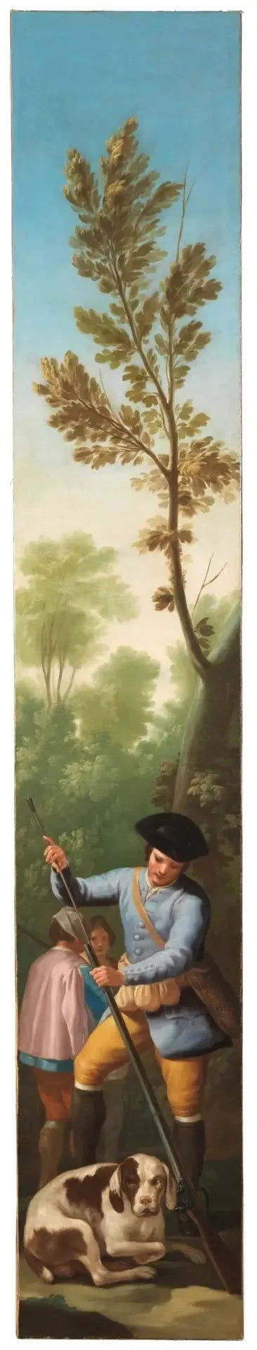 Myśliwy z bronią - Francisco de Goya