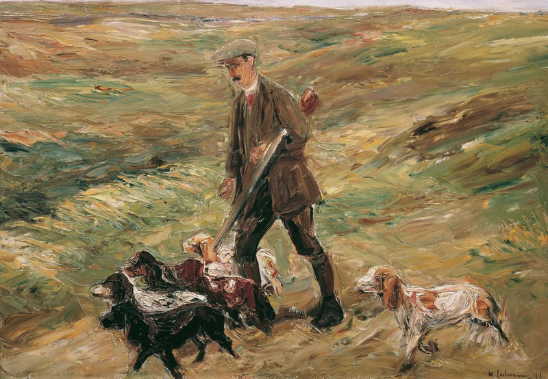 Myśliwy na wydmach - Max Liebermann