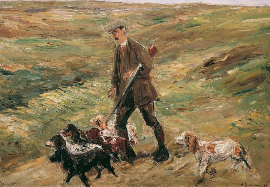 Myśliwy na wydmach - Max Liebermann