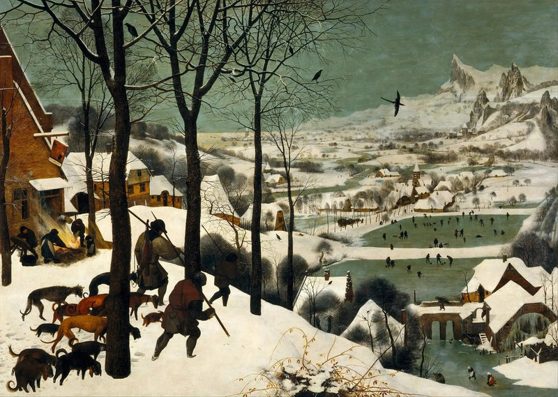 Łowcy w śniegu - Pieter Brueghel Starszy