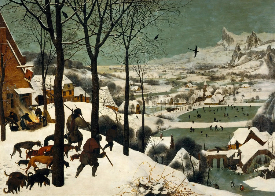 Łowcy w śniegu - Pieter Brueghel Starszy