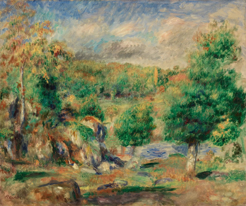 Kasztanowce, Pont-Aven (Kasztanowce, Pont-Aven) - Pierre-Auguste Renoir