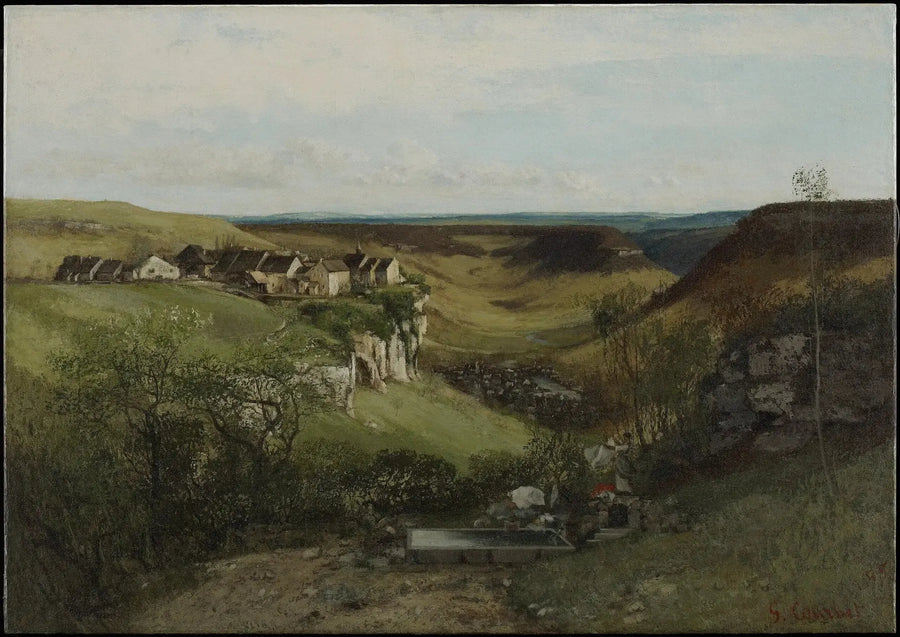 Zamek Ornans - Gustave Courbet