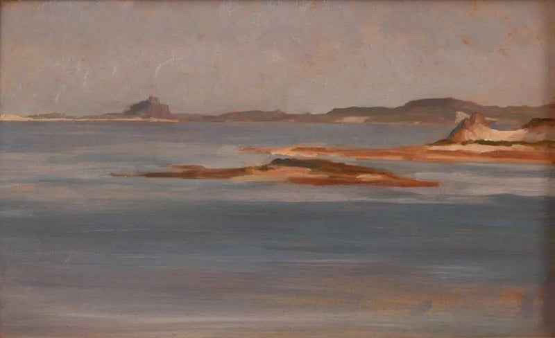 Zamek Bamburgh, Northumberland - Frederic Leighton