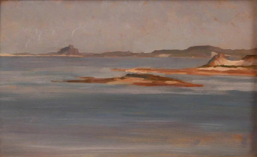 Zamek Bamburgh, Northumberland - Frederic Leighton
