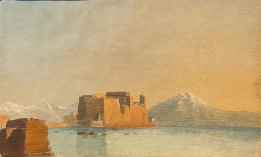 Zamek Ovo i zatoka Neapolu - Edgar Degas