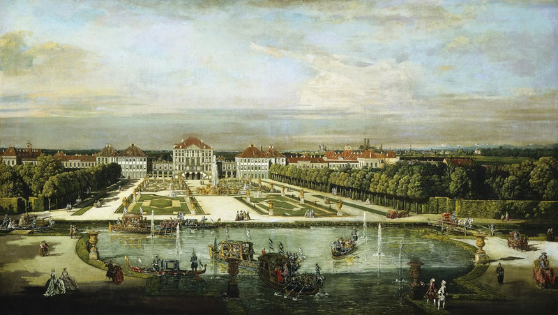 Zamek Nymphenburg, Monachium - Canaletto