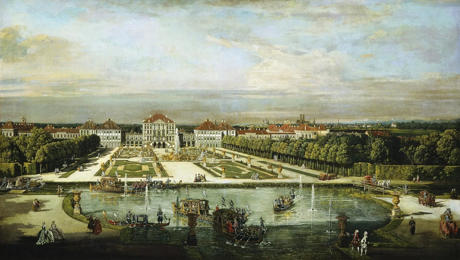 Zamek Nymphenburg, Monachium - Canaletto
