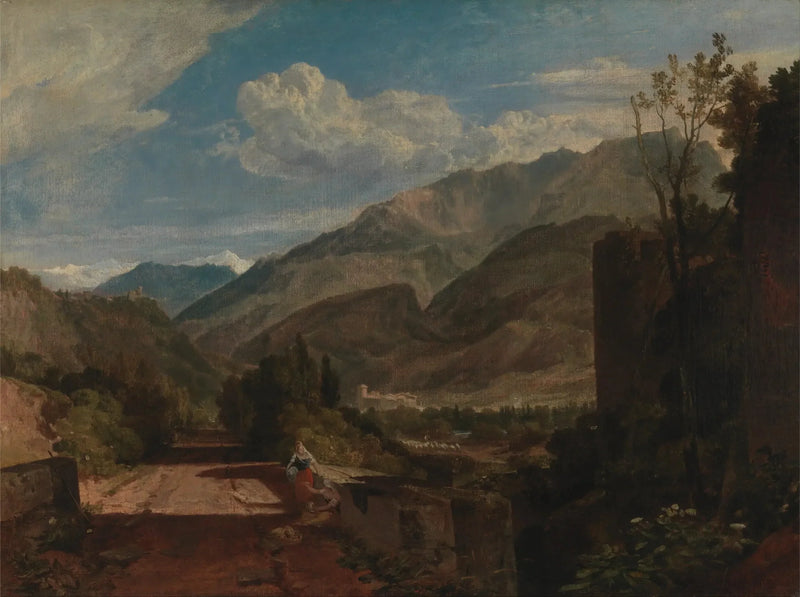 Zamek Saint-Michel, Bonneville, Sabaudia - J. M. W. Turner