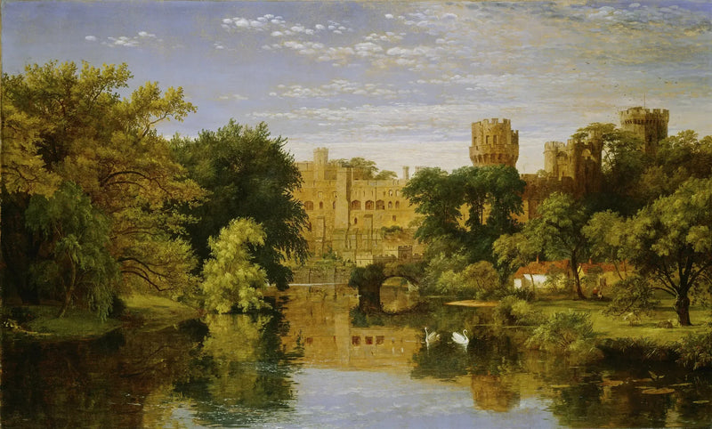 Zamek Warwick, Anglia - Jasper Francis Cropsey