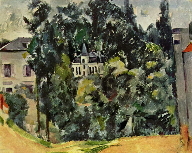Zamek w okolicach Paryża - Paul Cézanne