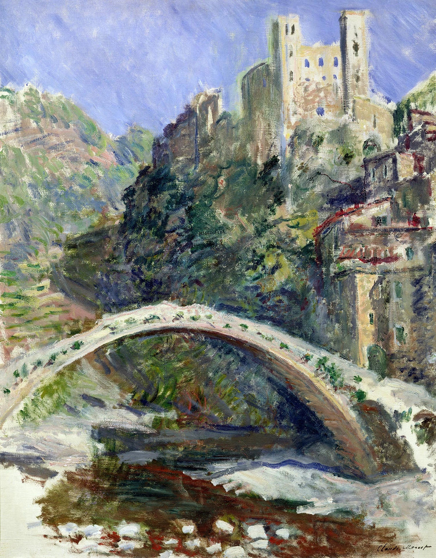 Zamek Dolceacqua W883 - Claude Monet