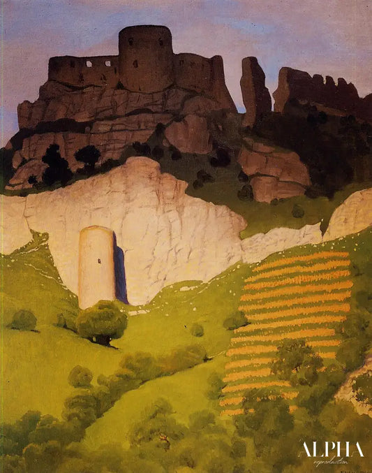 Château Gaillard aux Andelys - Félix Edouard Vallotton - Reproductions de tableaux et peintures haut de gamme