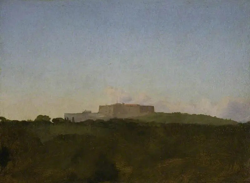 Zamek Sant'Elmo, z Capodimonte - Edgar Degas