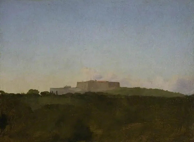 Zamek Sant'Elmo, z Capodimonte - Edgar Degas