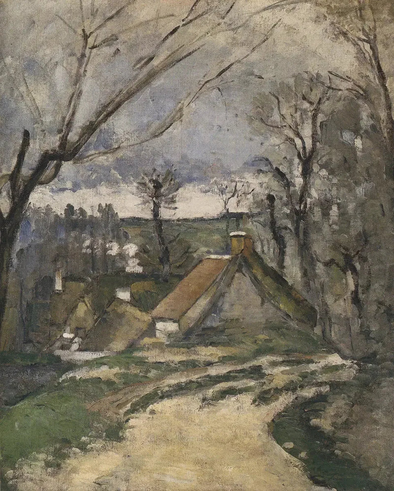 Chaty w Auvers-sur-Oise - Paul Cézanne