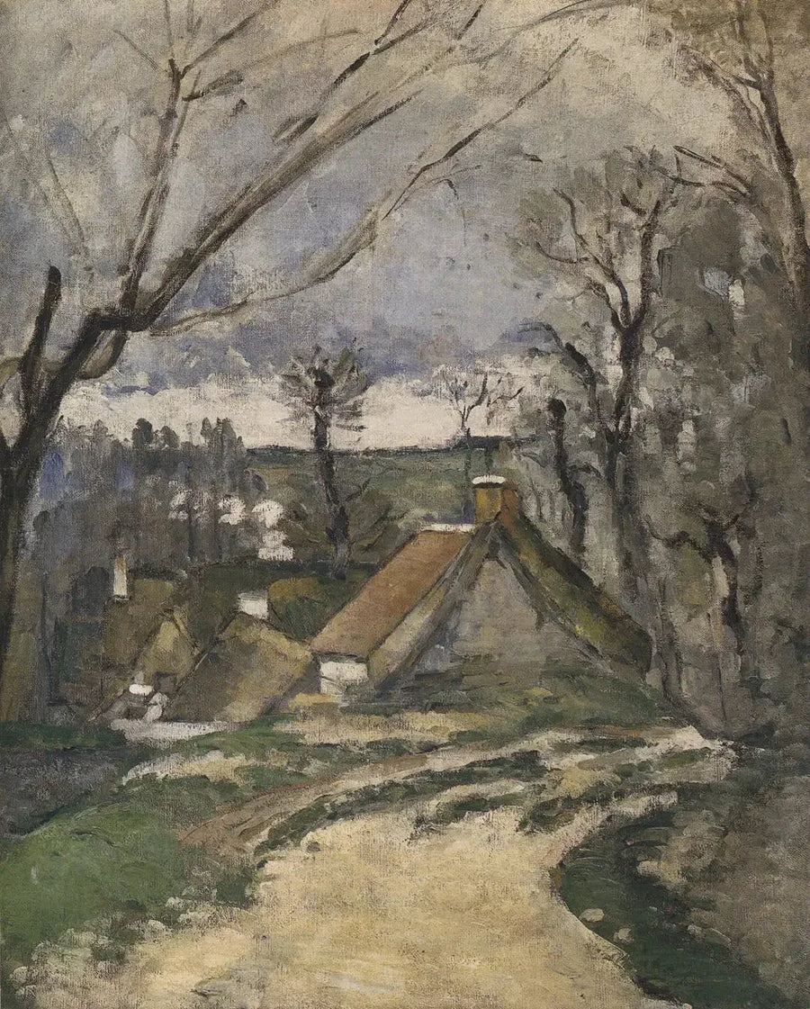 Chaty w Auvers-sur-Oise - Paul Cézanne