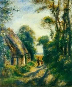 Chatki w Berneval - Pierre-Auguste Renoir