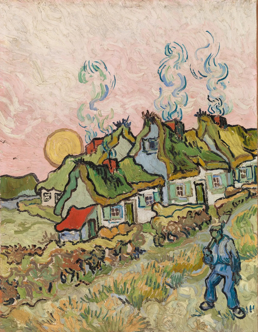 Chaty w słońcu - Vincent van Gogh