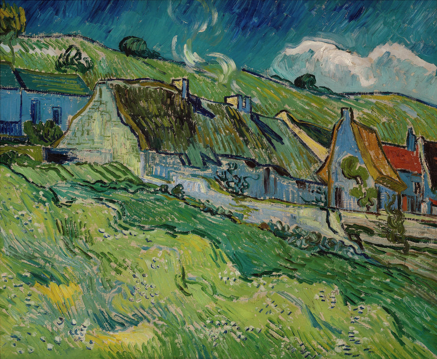 Chaty w Auvers-sur-Oise - Vincent van Gogh