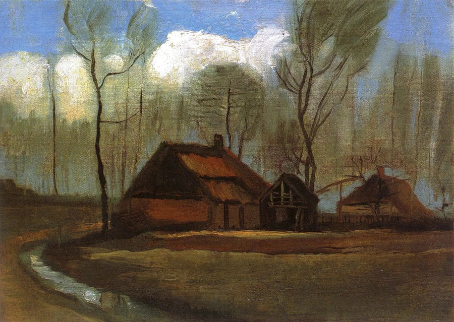 Farma wśród drzew - Vincent van Gogh