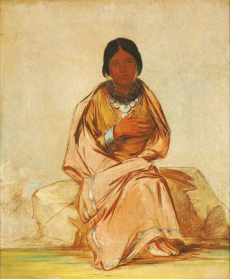 Chee-a-ex-e-co, Córeczka jelenia bez serca - George Catlin