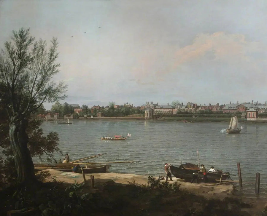 Chelsea od Tamizy do Battersea Reach - Canaletto