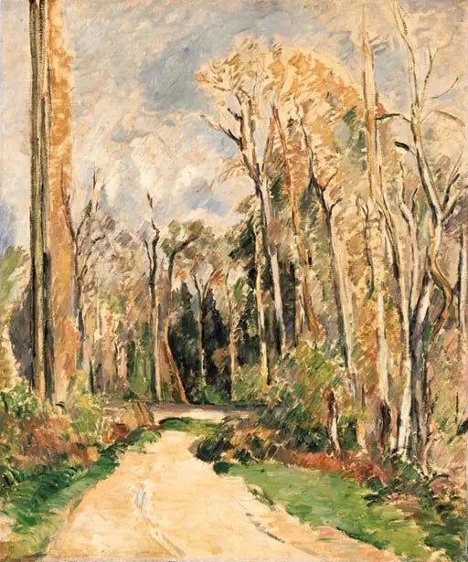 Droga do wejścia do lasu - Paul Cézanne