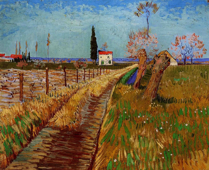 Ścieżka przez pole wierzb - Vincent van Gogh
