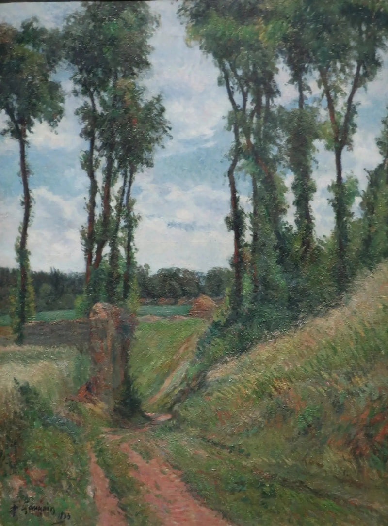 Droga do topoli, Osny - Paul Gauguin