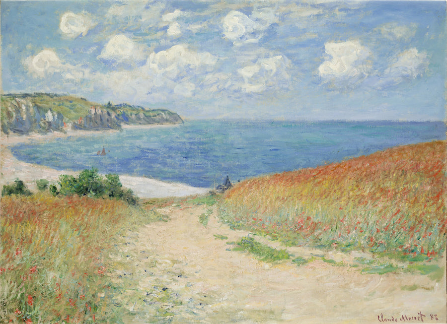 Ścieżka w pszenicy w Pourville W753 - Claude Monet