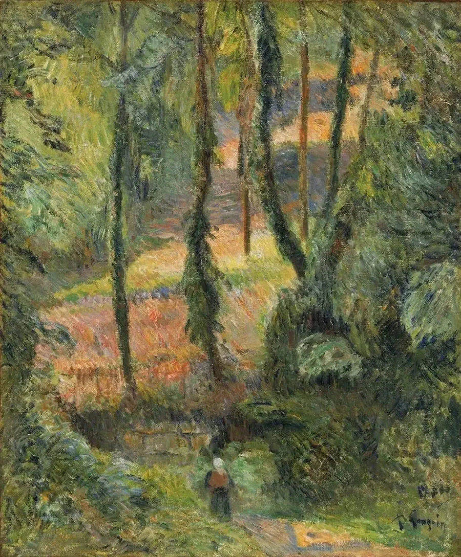 Wąska ścieżka w lesie - Paul Gauguin