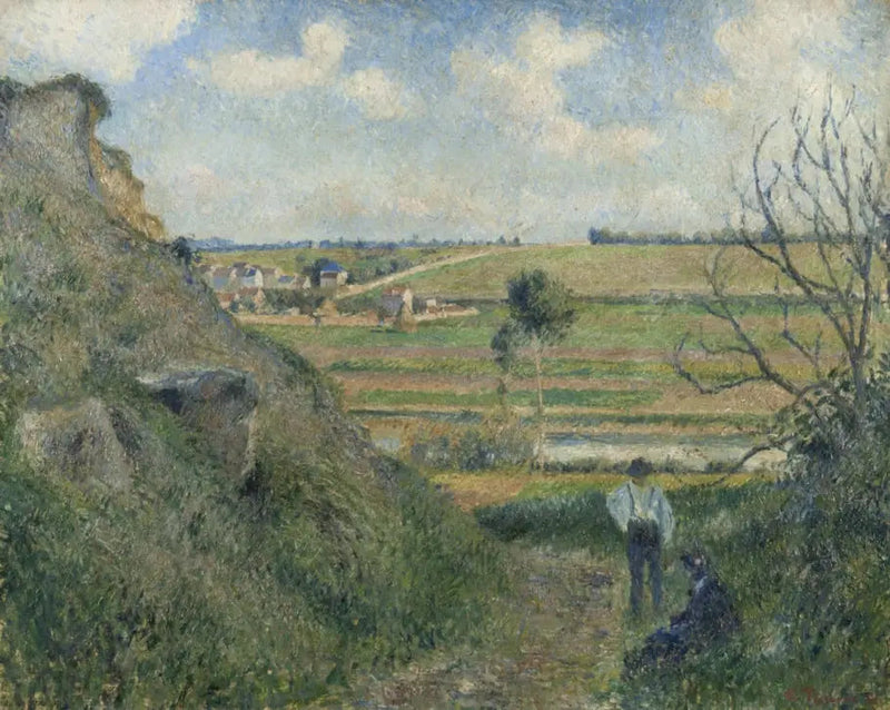 Wąska droga, widok na Épluches - Camille Pissarro