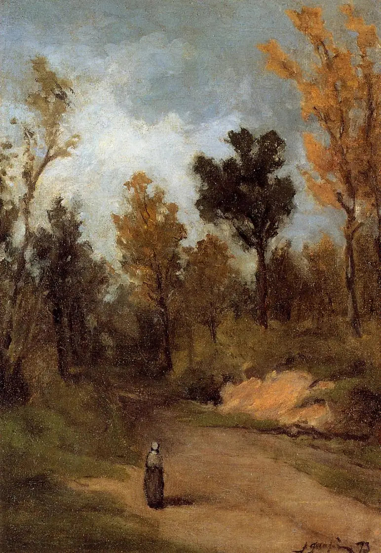 Ścieżka w lesie - Paul Gauguin