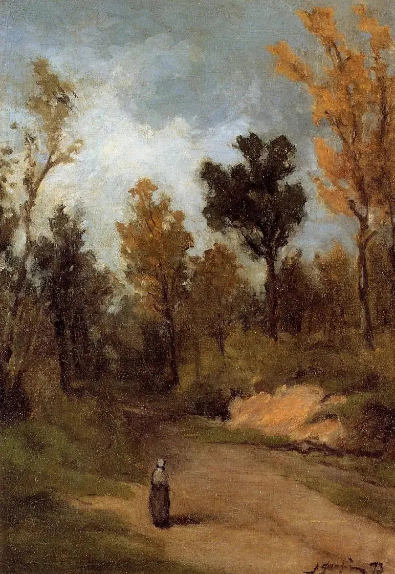 Ścieżka w lesie - Paul Gauguin