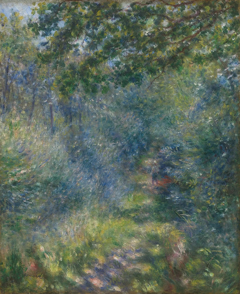Ścieżka w lesie - Pierre-Auguste Renoir