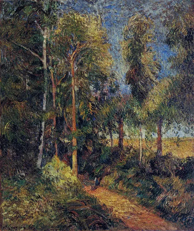 Ścieżka w lesie bukowym - Paul Gauguin