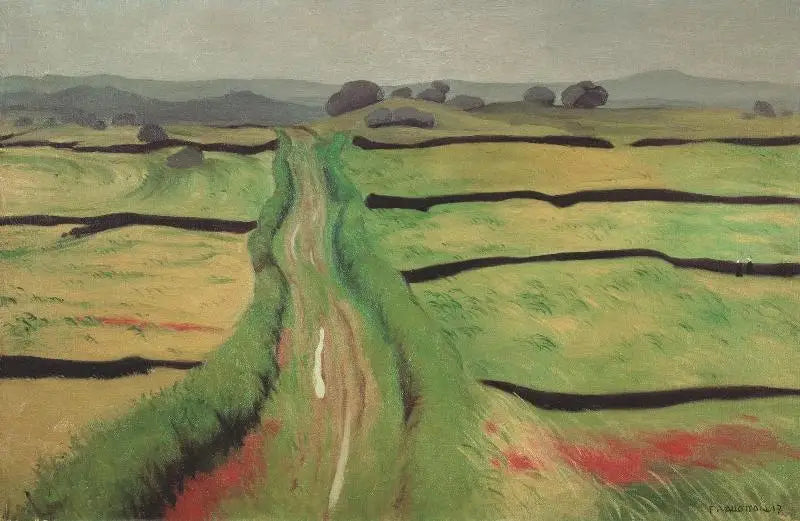Ścieżka na wrzosowisku - Félix Vallotton