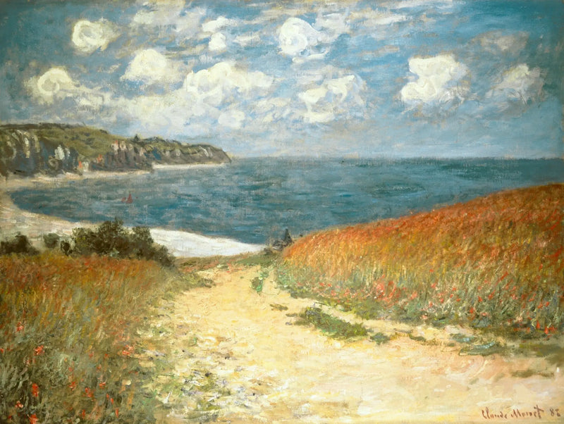 Ścieżka wśród zbóż w Pourville - Claude Monet