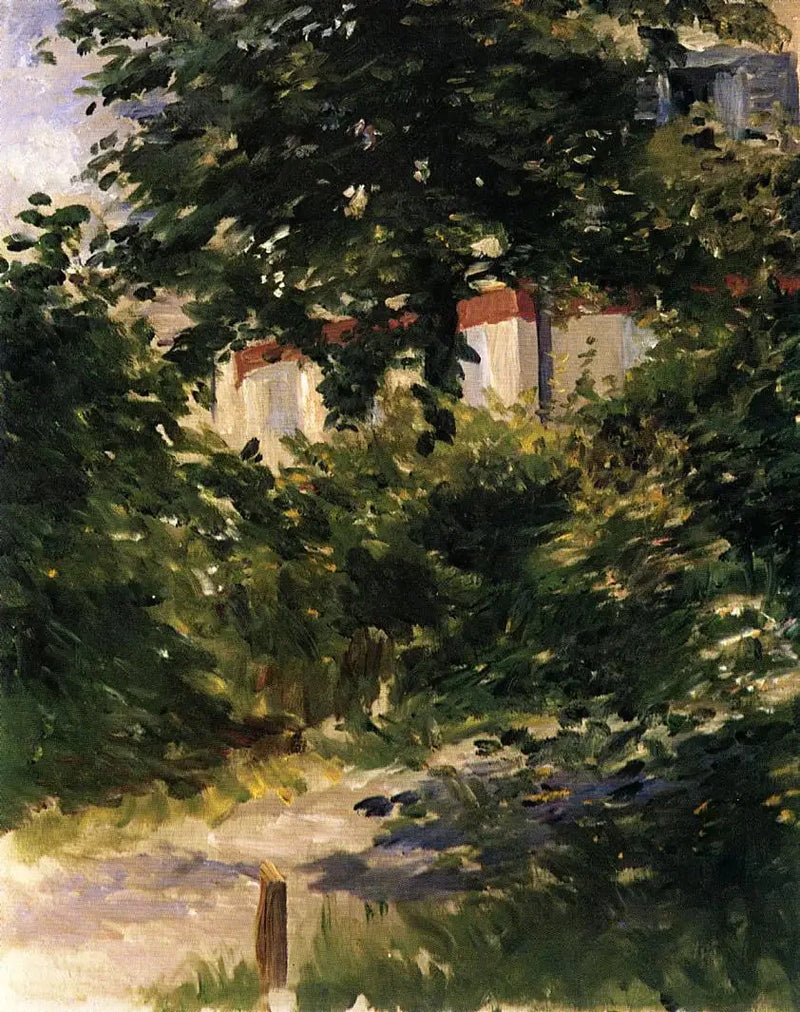 Ścieżka ogrodowa w Rueil - Édouard Manet