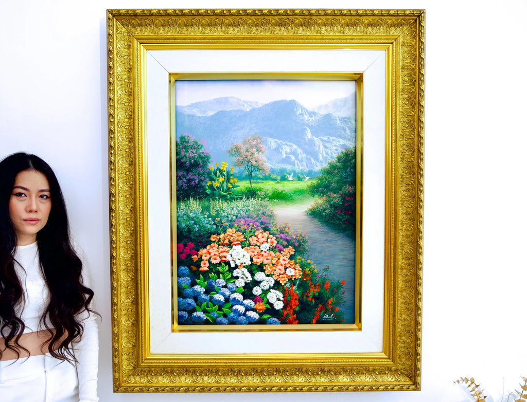 Chemin de Sérénité | 60 x 90 cm image 2 tableau peint à l’huile sur toile
