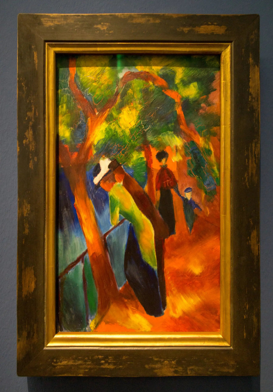 Słoneczna ścieżka - August Macke