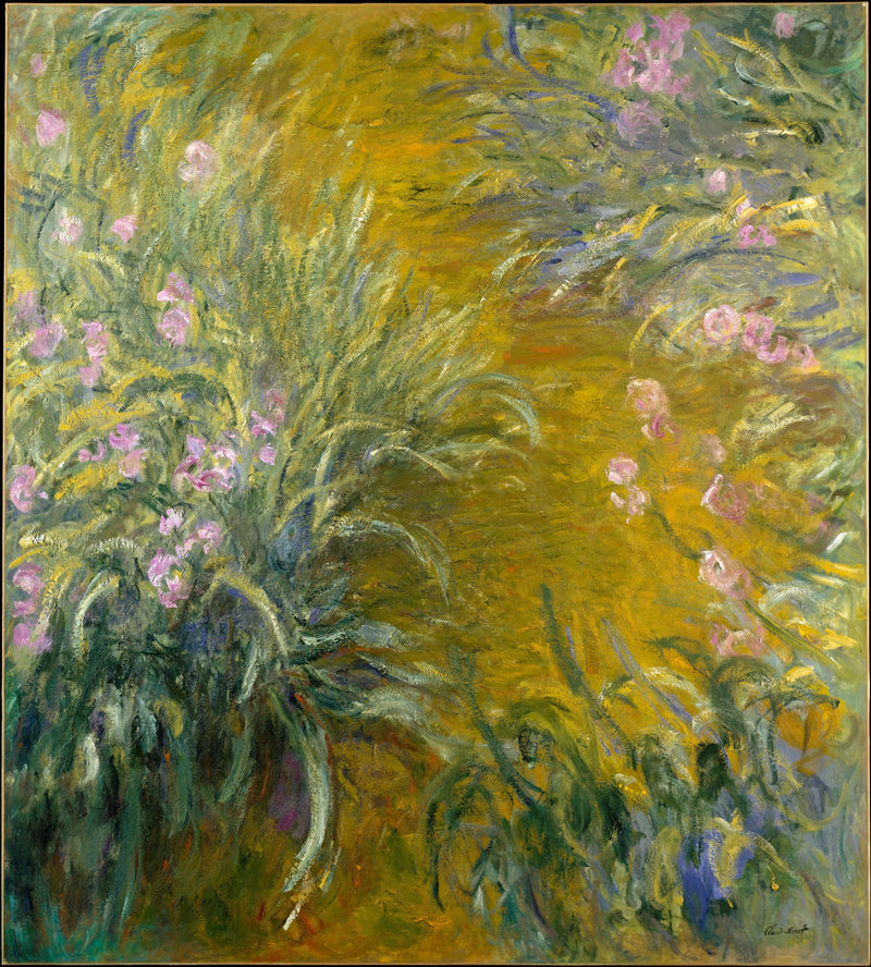 Ścieżka wśród irysów, Met W1828 - Claude Monet