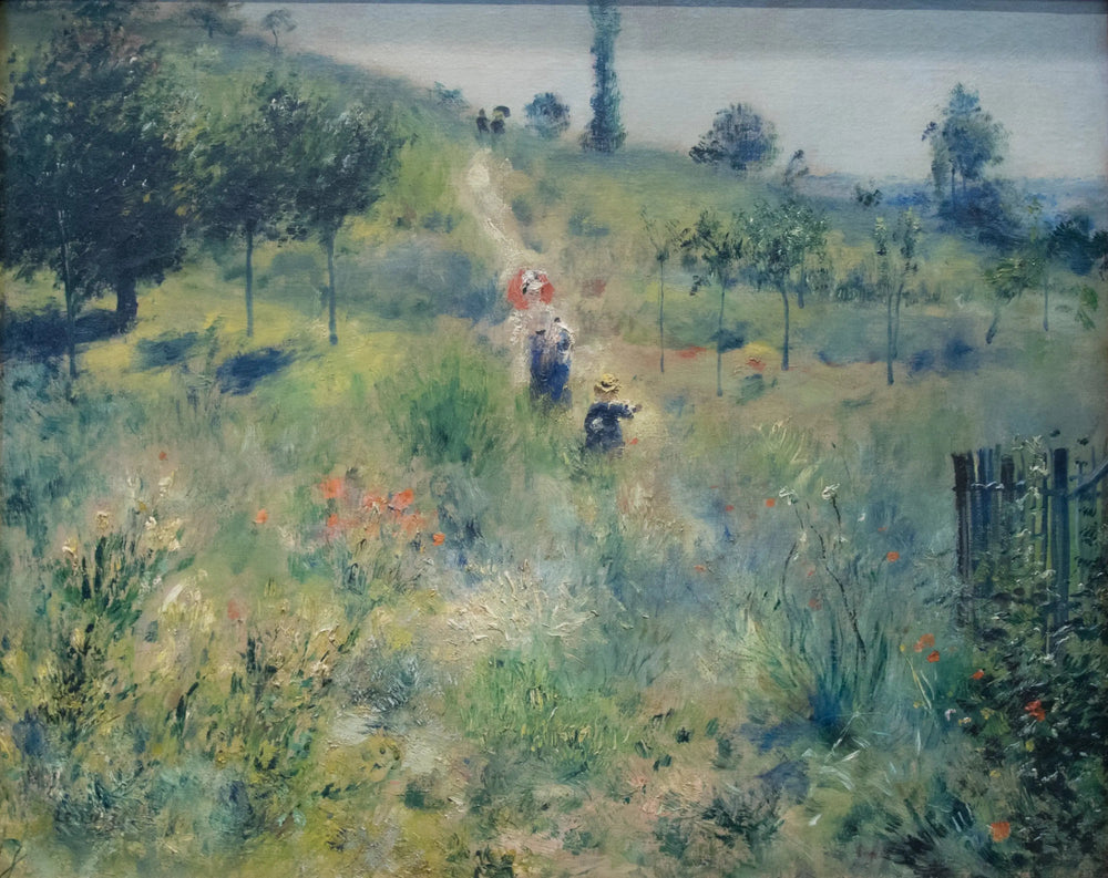 Chemin montant dans les hautes herbes - Pierre-Auguste Renoir image 1 reproduction réalisée par Alpha Reproduction